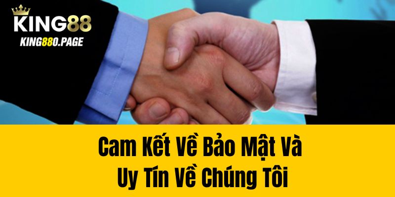 Cam kết về bảo mật và uy tín về chúng tôi