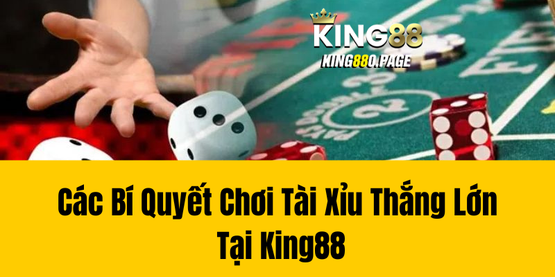 Các Bí Quyết Chơi Tài Xỉu Thắng Lớn Tại King88