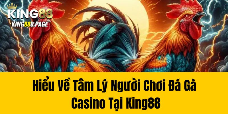 Hiểu Về Tâm Lý Người Chơi Đá Gà Tại Casino King88