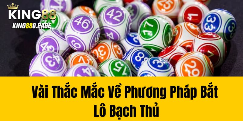 Vài Thắc Mắc Về Phương Pháp Bắt Lô Bạch Thủ